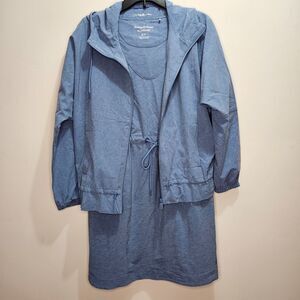 Lot Tommy Bahama Island Zone Womens Dress Jacket UPF 50 Quick Dry Hood Small Zip